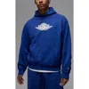 Jordan Rare Air Oversize Distressed Pullover Hoodie In Blue