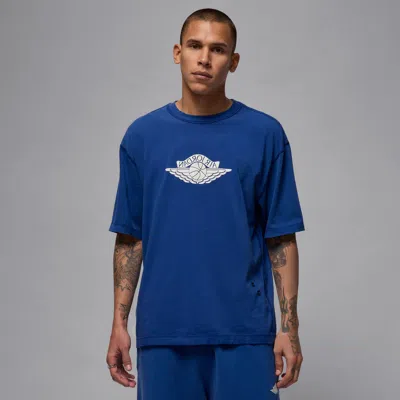 Jordan Rare Air Short Sleeve T-shirt In Blue