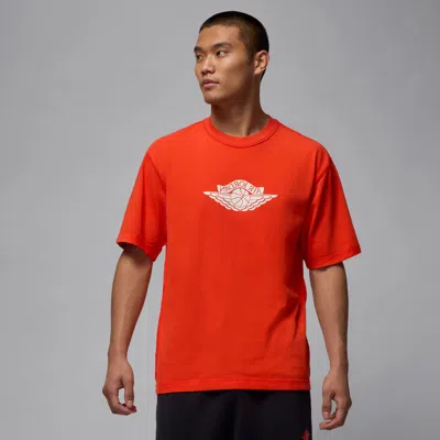 Jordan Rare Air Short Sleeve T-shirt In Orange