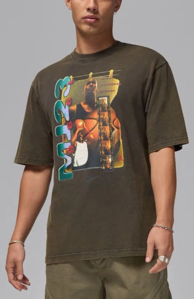 JORDAN JORDAN RETRO COTTON GRAPHIC T-SHIRT