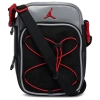 Jordan Retro Festival Bag In Black/reflective Silver/fire Red