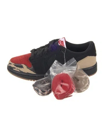 Pre-owned Jordan Retro Low Og Sp Solefly Athletic Sneakers In Blue/red