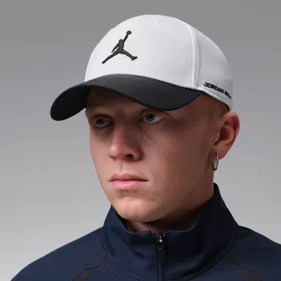 Jordan Rise Dri-fit Structured Golf Cap In White