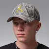 Jordan Rise Structured Camo Hat In White