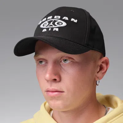 Jordan Rise Structured Cap In Black