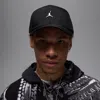 Jordan Rise Structured Metal Jumpman Hat In Black