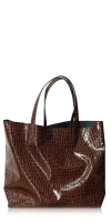 Jordan Road Espresso Croc Tote