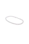 Jordan Road Jewelry Natasha Bracelet In 18k Rhodium Plated Brass