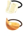 Jordan Road Tortoise And Xl Wave Hair Cuff Set