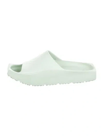 Pre-owned Jordan Rubber Slides In Green