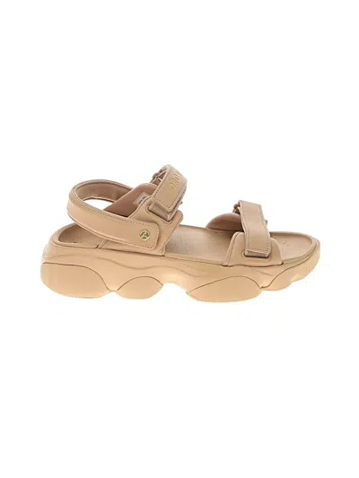 Pre-owned Jordan Sandals In Brown