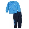 Jordan "see Me Shine" Baby (12-24m) 2-piece Crew Set In Blue