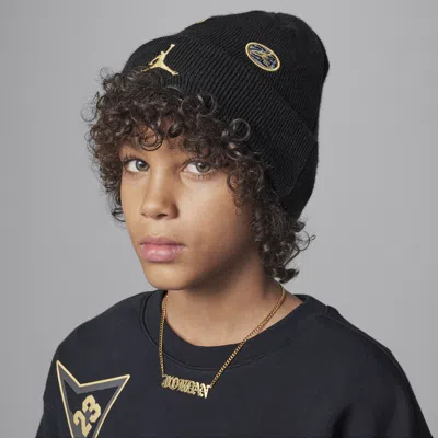 Jordan "see Me Shine" Big Kids' Beanie In Black