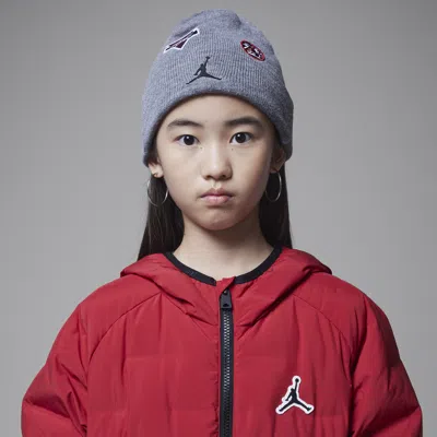 Jordan "see Me Shine" Big Kids' Beanie In Grey