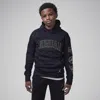 Jordan "see Me Shine" Big Kids' Pullover Hoodie In Black