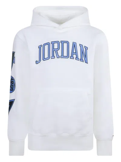 Jordan Kids' See Me Shine Hoodie In Weiss