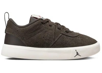 Pre-owned Jordan Series Es Alt Sail Sneakers In Dark Chocolate/university Red/white