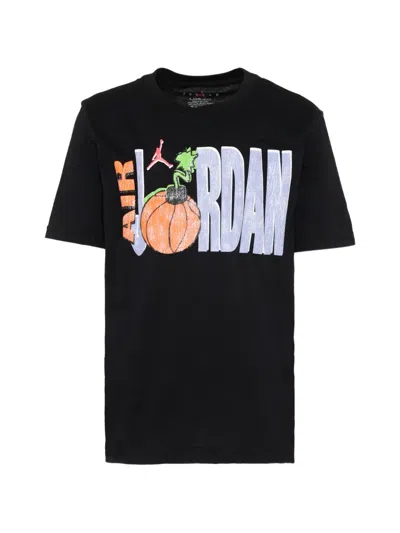Jordan Kids' Short-sleeve Graphic T-shirt In Black