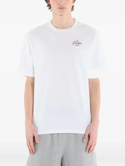 Jordan Short-sleeve T-shirt In White