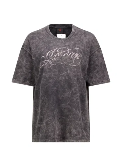 Jordan Short-sleeves T-shirt In Gray