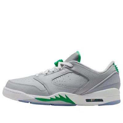 Jordan Sixty Plus Low 'wolf Grey Lucky Green' In Gray
