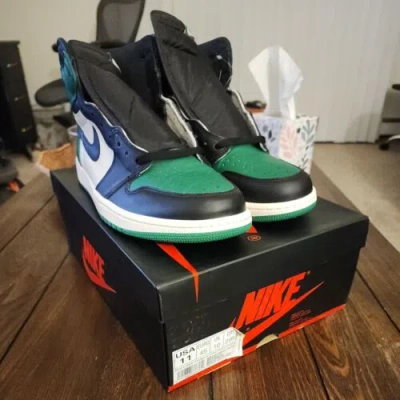 Pre-owned Jordan Size 11 -  1 Retro High Og Pine Green 2018