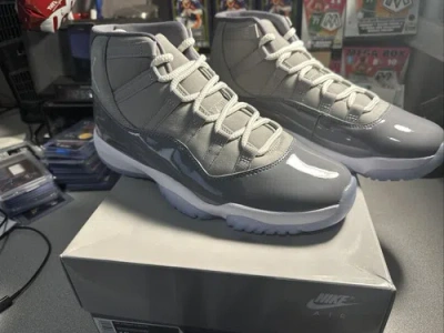 Pre-owned Jordan Size 11 -  11 Retro Cool Grey 2021 With Og Box In Gray
