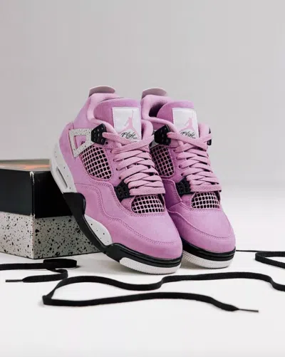 Pre-owned Jordan ? Size 11w / 9.5m - Air  4 Retro Orchid Pink (aq9129-501) Order Confirmed In Purple