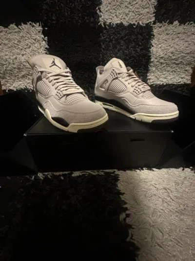 Pre-owned Jordan Size 12 - A Ma Maniére X Air  4 Retro While You Were Sleeping W (10.5 M) In Pink