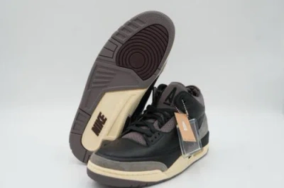Pre-owned Jordan Size 14.5w/13m - A Ma Maniere X Air  3 Black Violet Ore - In Hand
