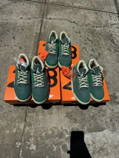 Pre-owned Jordan Size 5.5w 6.5w 7w-nina Chanel Abney X Air  3 Retro Sp Bicoastal W In Green