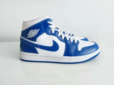 Pre-owned Jordan Size 9.5 -  1 Mid Kentucky Blue 2021