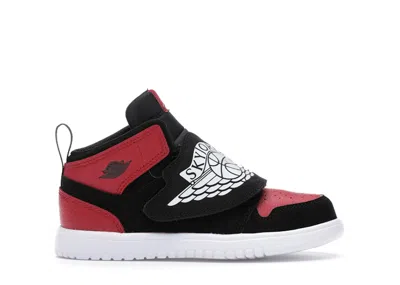 Pre-owned Jordan Sky  1 Bred Sneakers In Black/white/gym Red