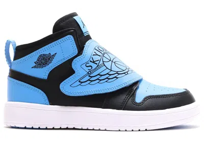 Pre-owned Jordan Sky  1 Sneakers In Black/university Blue/white