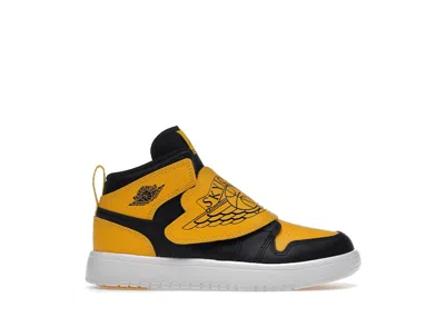 Pre-owned Jordan Sky  1 Sneakers In Black/white/university Gold