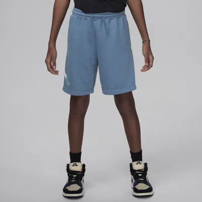 Jordan Sneaker School Big Kids' French Terry Shorts In Blue