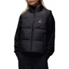 Jordan Solid Core Puffer Vest In Black