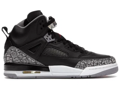 Pre-owned Jordan Spizike Cement Sneakers In Black/varsity Red/cement Grey