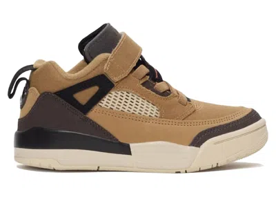 Pre-owned Jordan Spizike Low Baroque Brown Sneakers In Flax/black/sanddrift In Multi