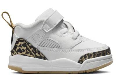 Pre-owned Jordan Spizike Low Black Sneakers In White/metallic Gold/sail