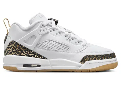 Pre-owned Jordan Spizike Low Black Sneakers In White/metallic Gold/sail