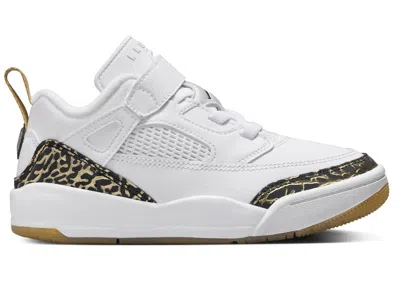 Pre-owned Jordan Spizike Low Black Sneakers In White/metallic Gold/sail In Multi