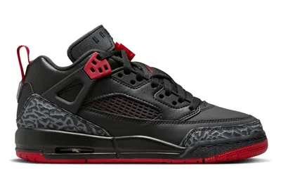 Pre-owned Jordan Spizike Low Bred (gs) In Black/gym Red/cool Grey