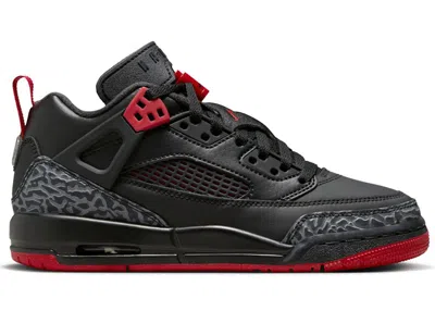 Pre-owned Jordan Spizike Low Bred Sneakers In Black/gym Red/cool Grey
