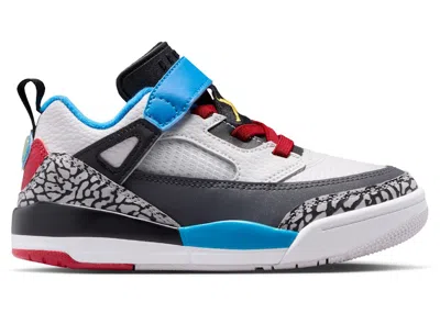 Pre-owned Jordan Spizike Low Se Bordeaux Sneakers In Neutral Grey/surf Blue/dark Shadow