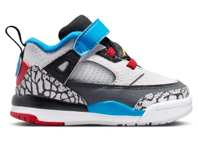 Pre-owned Jordan Spizike Low Se Bordeaux Sneakers In Neutral Grey/surf Blue/dark Shadow