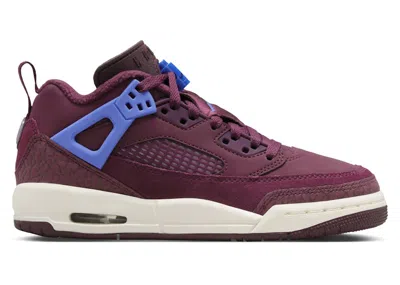 Pre-owned Jordan Spizike Low Sneakers In Bordeaux/sail/hyper Royal