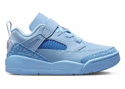 Pre-owned Jordan Spizike Low Sneakers In Football Blue/university Red/fountain Blue