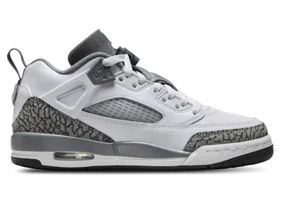 Pre-owned Jordan Spizike Low Sneakers In White/anthracite/wolf Grey