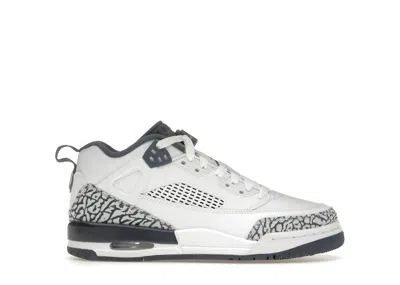 Pre-owned Jordan Spizike Low Sneakers In White/obsidian/pure Platinum In Multi